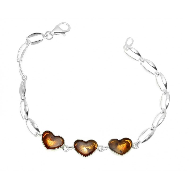 srebrna-bransoletka-z-bursztynowymi-sercami