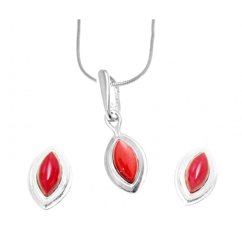srebrny-komplet-koral-kolczyki-wisiorek-lancuszek